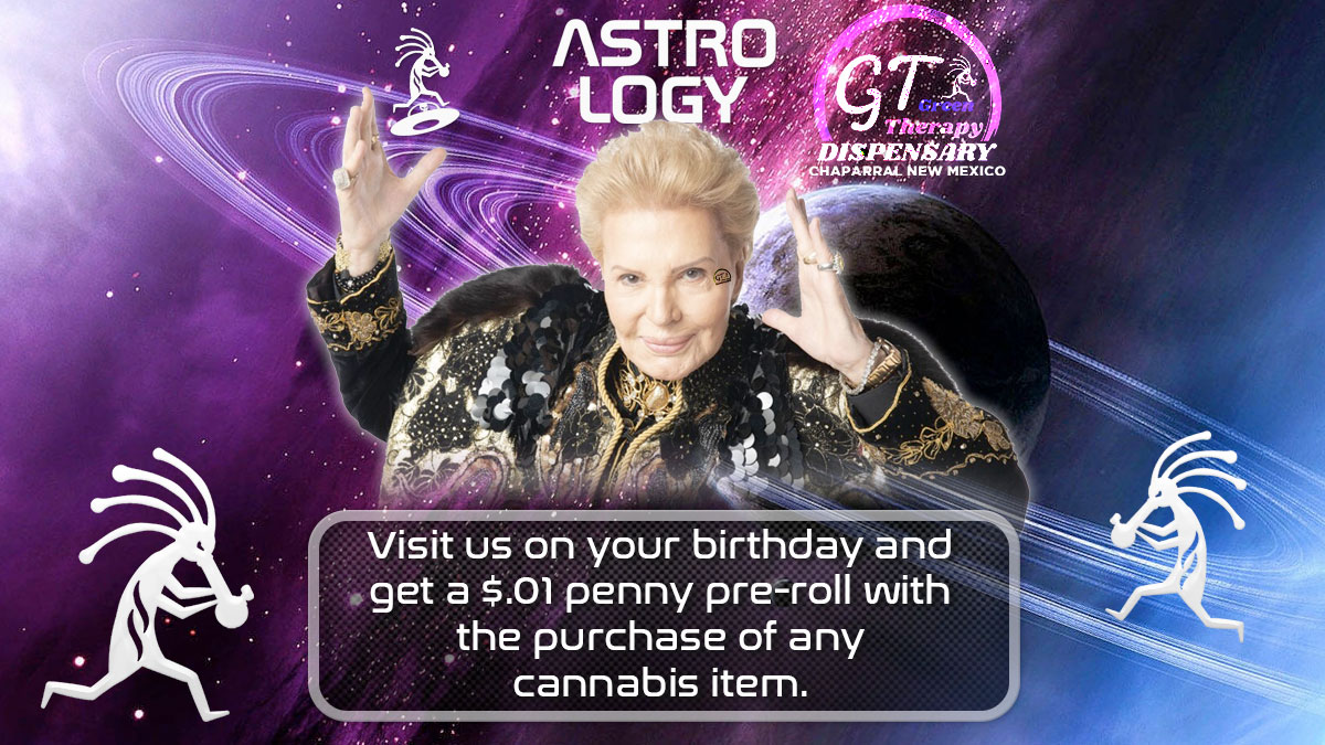 Birthday Astrology Special Dried Flower Cannabis Buds GT Dispensary NM